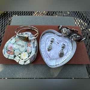 Lot of Brighton earrings & two bracelets